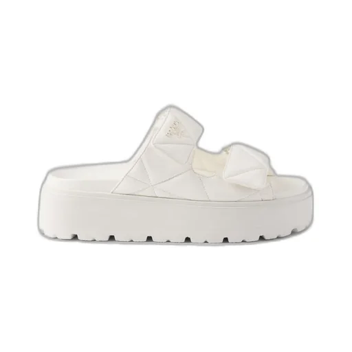 Padded Nappa Leather Slides