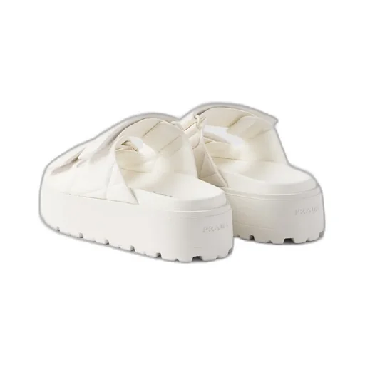 Padded Nappa Leather Slides