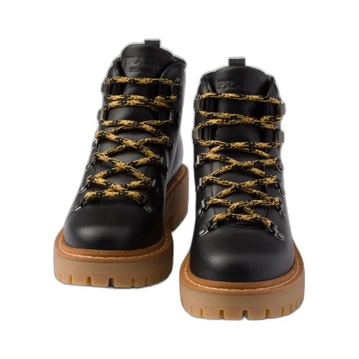 Leather Laced Booties