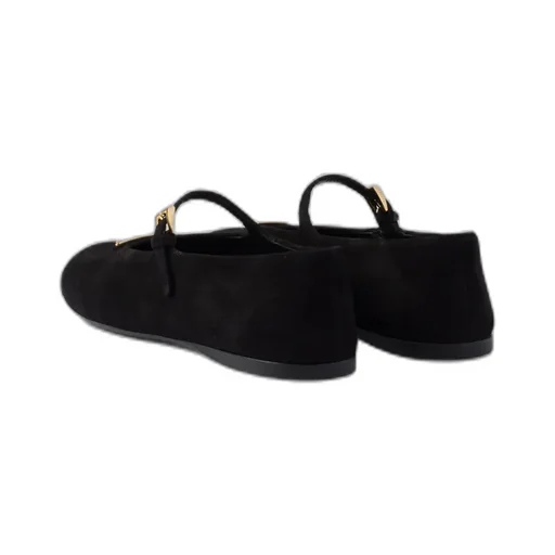 Suede Ballerinas