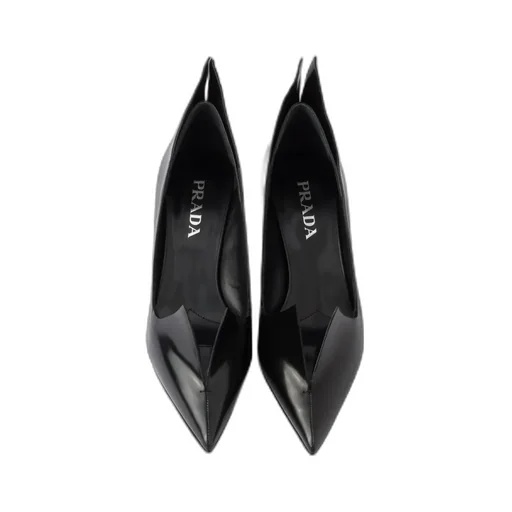 Brushed Leather Pumps