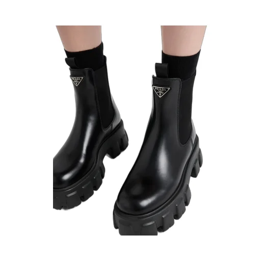 Monolith Brushed Leather Chelsea Boots