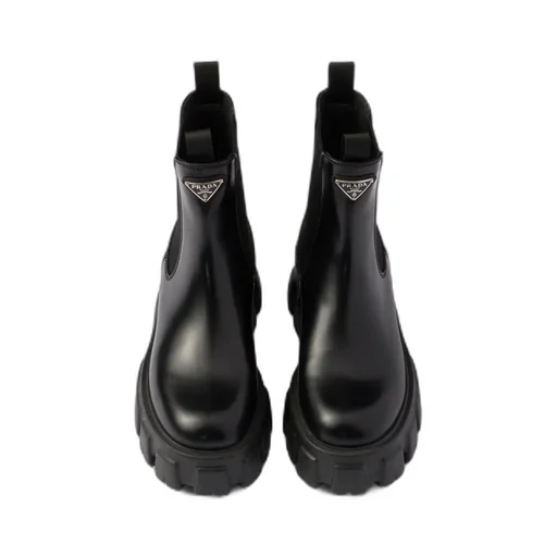 Monolith Brushed Leather Chelsea Boots
