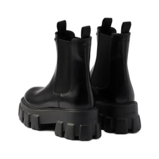 Monolith Brushed Leather Chelsea Boots