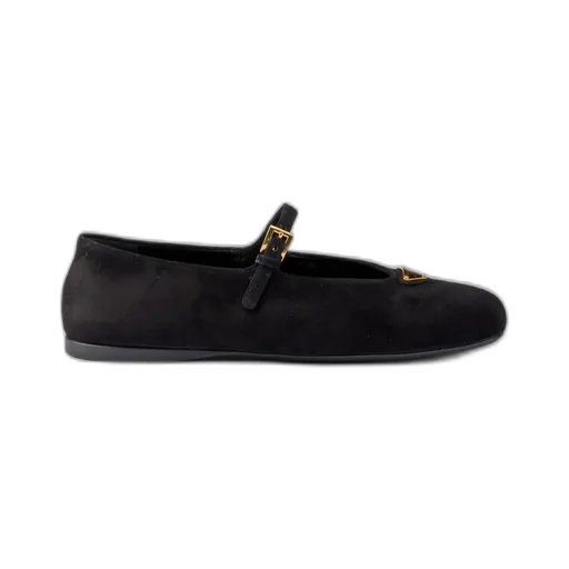 Suede Ballerinas