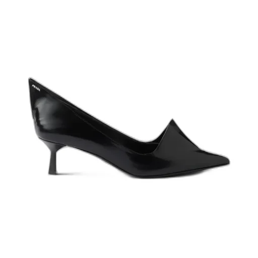 Brushed Leather Pumps