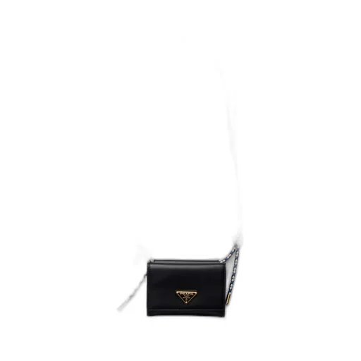 Card Holder With Leather Shoulder Strap