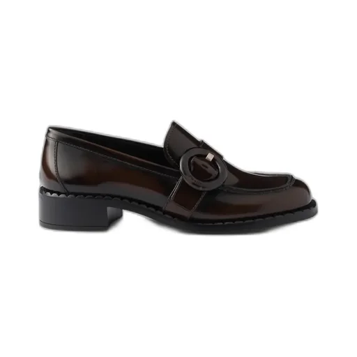 Brushed Leather Loafers