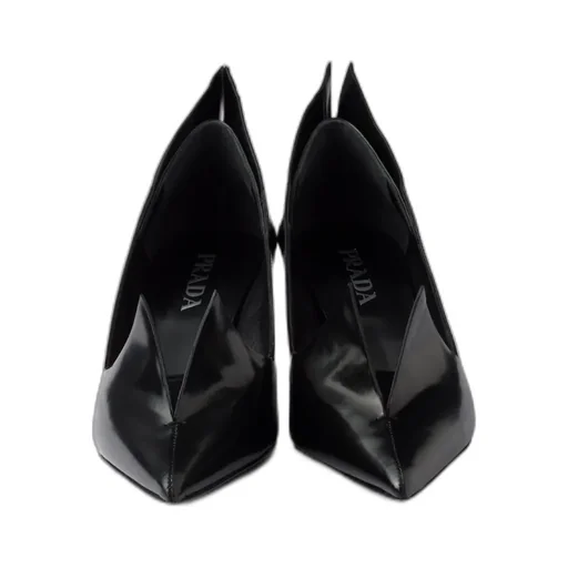 Brushed Leather Pumps