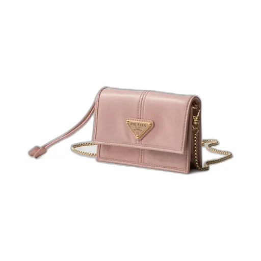 Leather Card Holder With Shoulder Strap