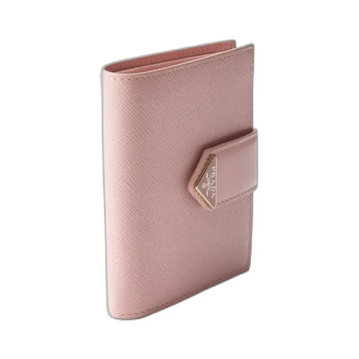 Small Saffiano And Smooth Leather Wallet