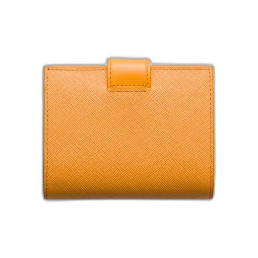 Small Saffiano And Smooth Leather Wallet
