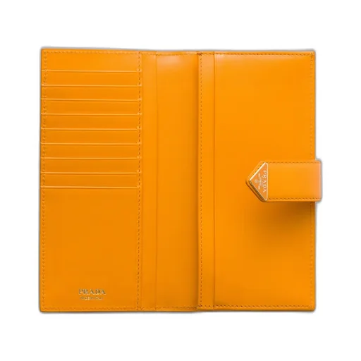 Large Saffiano And Smooth Leather Wallet