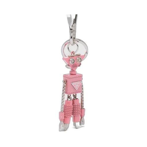 Robot Saffiano Leather Bag Charm