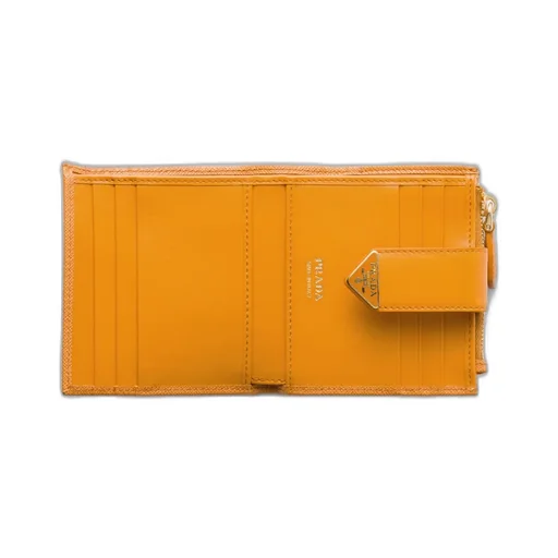 Small Saffiano And Smooth Leather Wallet