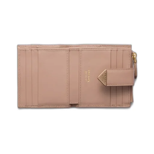 Small Saffiano And Smooth Leather Wallet