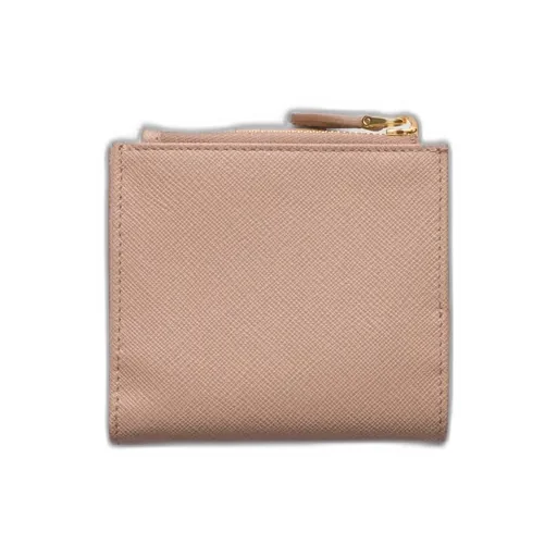 Small Saffiano And Smooth Leather Wallet