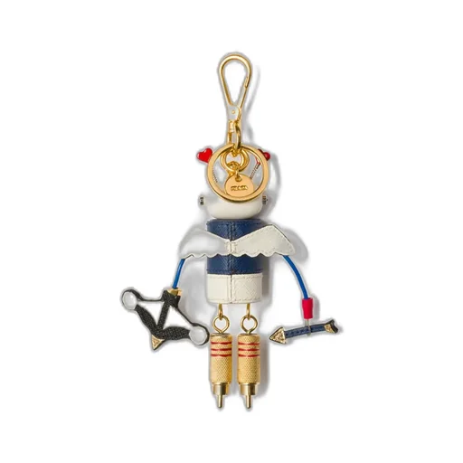 Cupido Saffiano Leather Keychain Trick