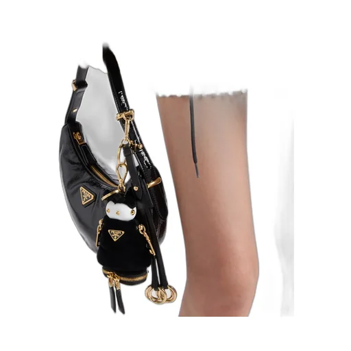 Leather Bag Charm And Keychain