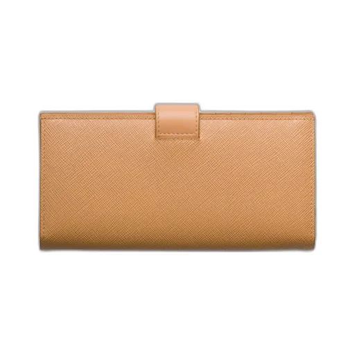 Large Saffiano And Smooth Leather Wallet