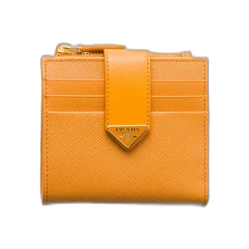 Small Saffiano And Smooth Leather Wallet