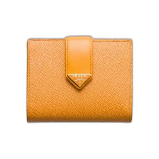 Small Saffiano And Smooth Leather Wallet