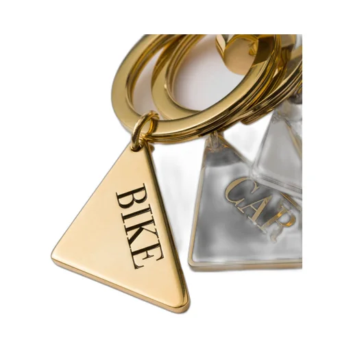 Metal Triangle Key Ring