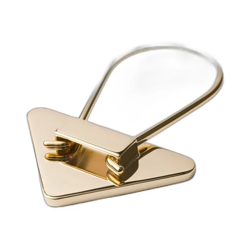 Enameled Metal Key Ring