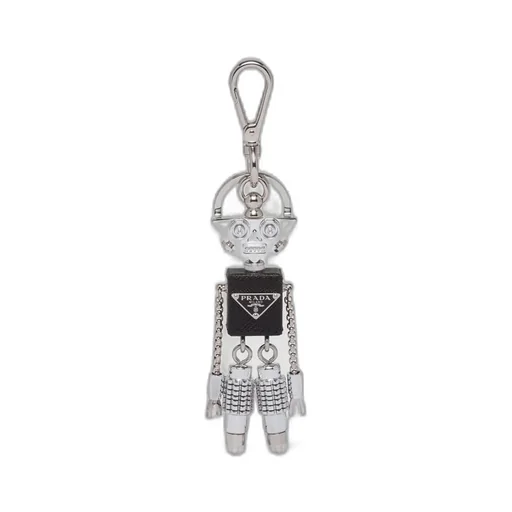 Robot Saffiano Leather Bag Charm