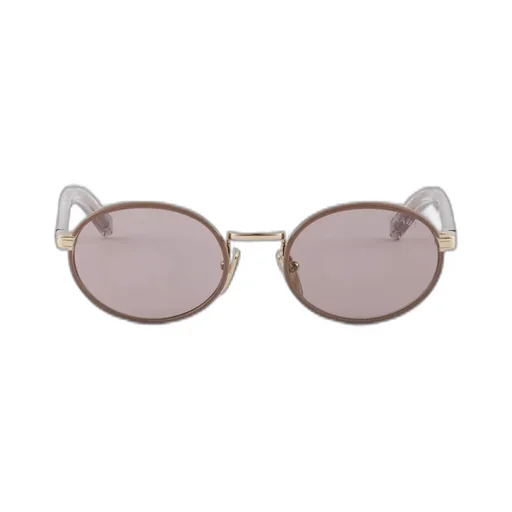 Prada Sunglasses With The Iconic Metal Plaque