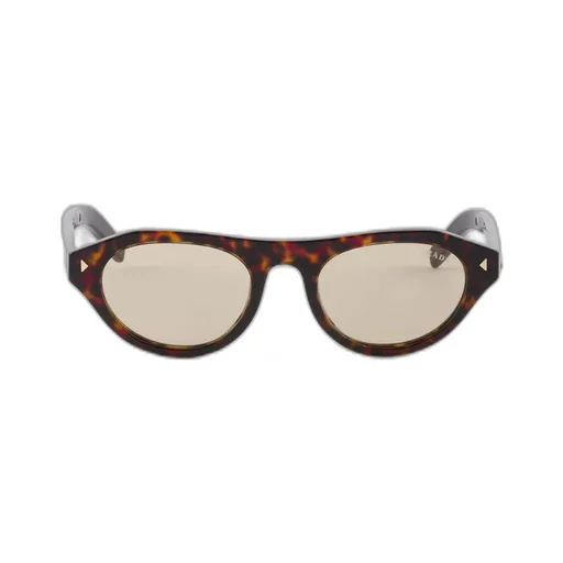 Prada Sunglasses With The Iconic Metal Plaque