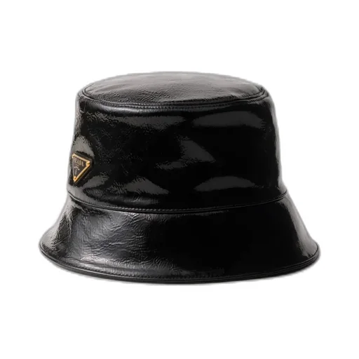 Naplak Patent Leather Bucket Hat