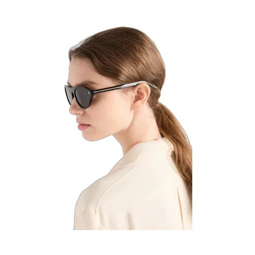 Prada Sunglasses With The Iconic Metal Plaque