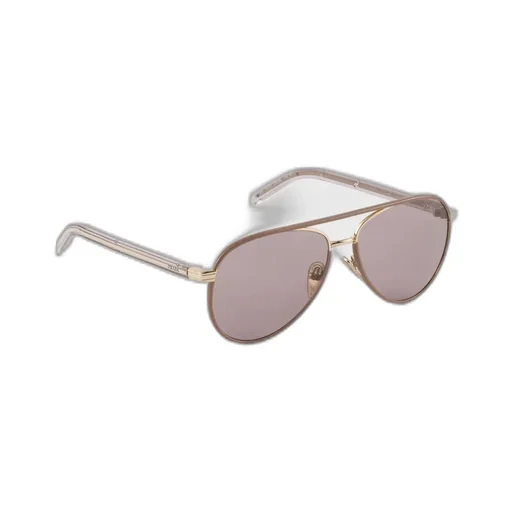 Prada Sunglasses With The Iconic Metal Plaque