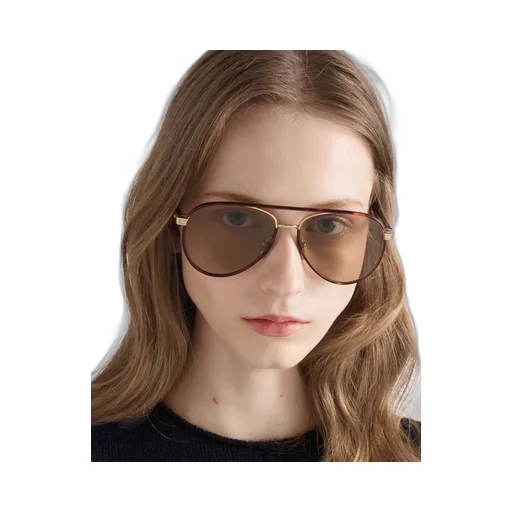 Prada Sunglasses With The Iconic Metal Plaque