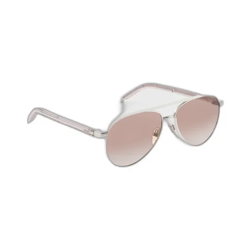 Prada Sunglasses With The Iconic Metal Plaque