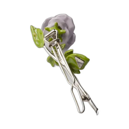 Enamelled Metal Hair Clip