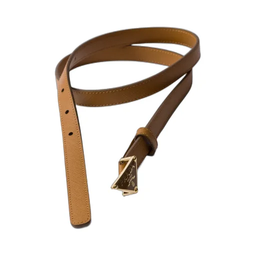 Saffiano Leather Belt