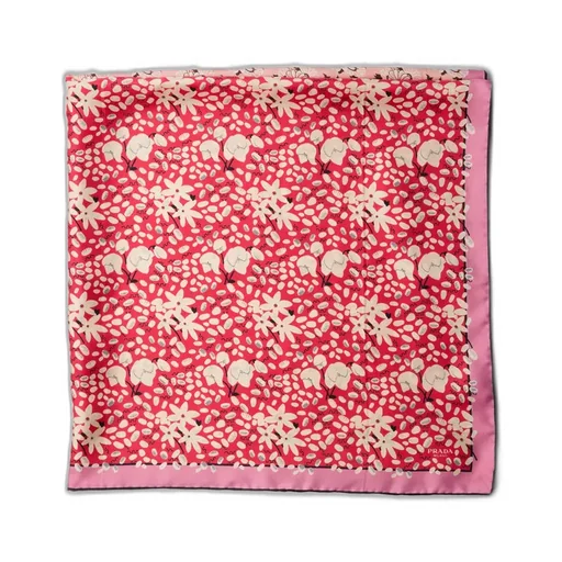 Printed Silk Twill Scarf 90 X 90