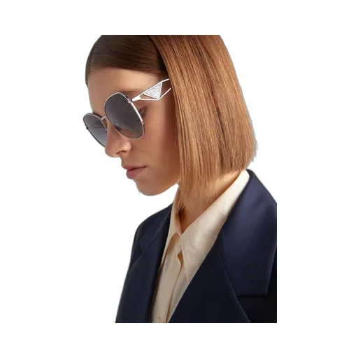 Sunglasses With Triangle Logo