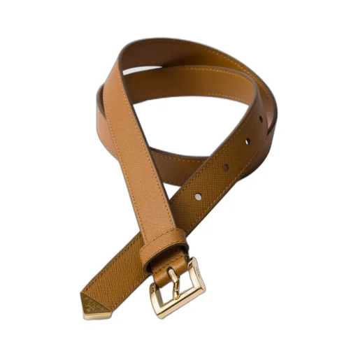 Saffiano Leather Belt