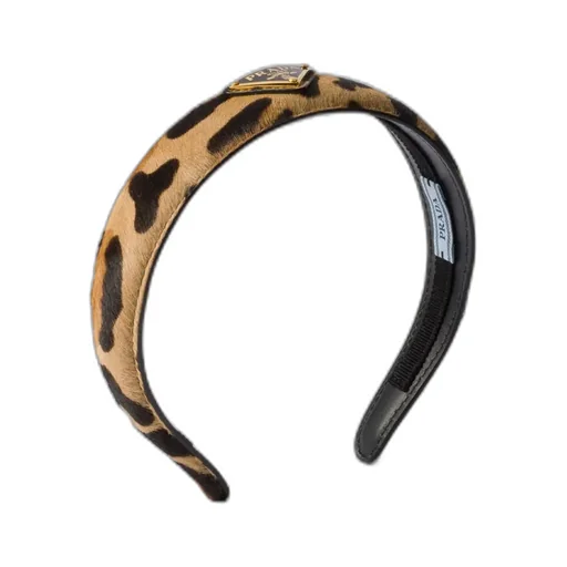 Printed Leather Headband