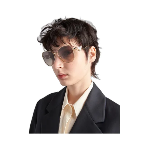 Sunglasses With Triangle Logo