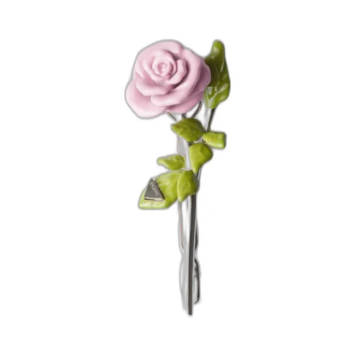 Enamelled Metal Hair Clip