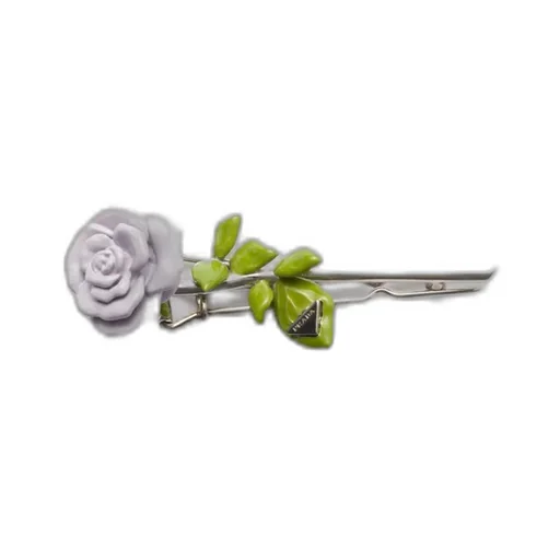 Enamelled Metal Hair Clip