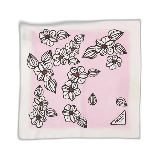 Printed Twill Scarf 55X55