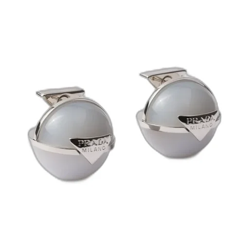 Metal And Plexiglas Earrings