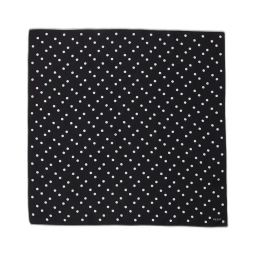 Printed Silk Twill Scarf 65X65