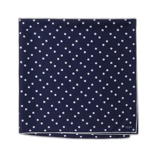 Printed Silk Twill Scarf 90X90