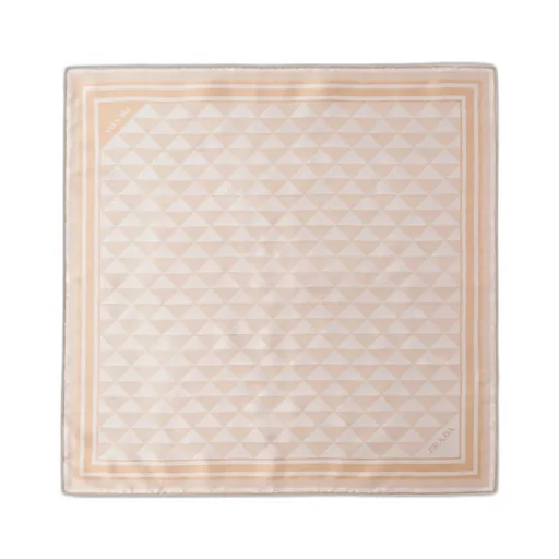 Printed Silk Scarf 55X55